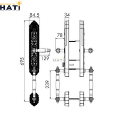 Khóa vân tay cửa gỗ Avolock AC 997F