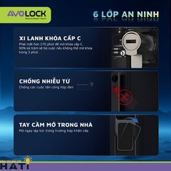 Khóa vân tay cửa gỗ Avolock 84FRVT