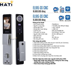 Khoá vân tay cửa gỗ Demax EL915 CNC