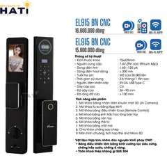 Khoá vân tay cửa gỗ Demax EL915 CNC