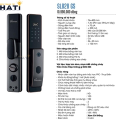 Khoá vân tay cửa gỗ Demax SL828