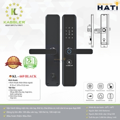 Khóa vân tay cửa gỗ Kassler KL-696