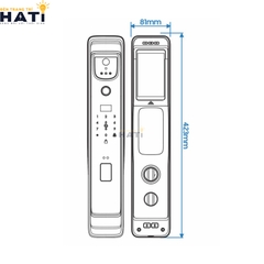 Khóa thông minh cửa gỗ Sharp S5-DV