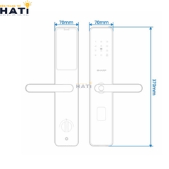 Khóa thông minh cửa gỗ Sharp T1-B