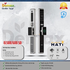 Khoá vân tay cửa nhôm Demax EL688AGSD