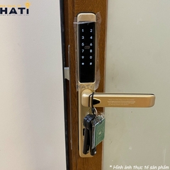 Khóa vân tay cửa nhôm Kassler KL-599 LX Champagne