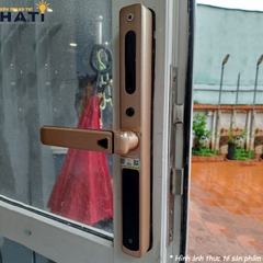 Khóa vân tay cửa nhôm Kassler KL-599 LX Champagne