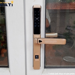 Khóa vân tay cửa nhôm Kassler KL-599 LX Champagne