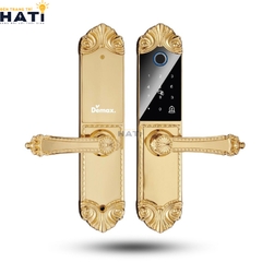 Khoá vân tay đại sảnh Demax EL280 BRASS 24K
