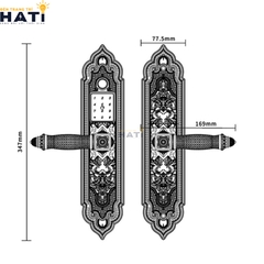 Khóa vân tay đại sảnh Kassler KL-919 PRO - COPPER