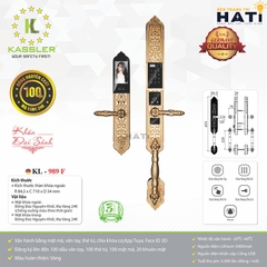 Khóa vân tay đại sảnh Kassler KL-989 F