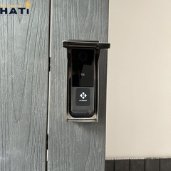 Khóa vân tay Hubert cửa cổng CC68 DARK GRAY