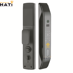 Khóa vân tay Hubert cửa gỗ CG26 Dark Gray