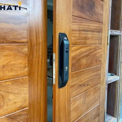 Khóa vân tay Hubert cửa gỗ CG26 Dark Gray