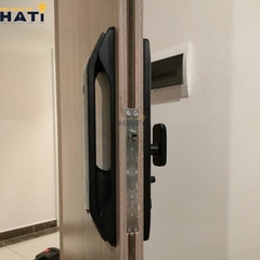 Khóa vân tay Hubert cửa gỗ CG26 Dark Gray