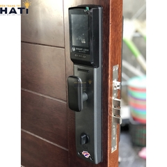 Khóa vân tay Hubert cửa gỗ CG69VF Black