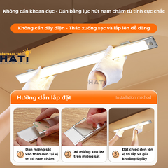 Led thanh cảm biến gắn kệ, tủ, giường