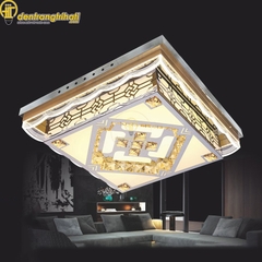 Đèn ốp pha lê vuông Alicia