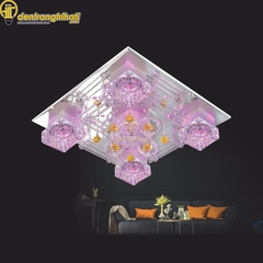 Đèn ốp pha lê vuông Yaros