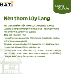 Nến Thơm Lũy Làng: Mang Đến Không Gian Ấm Áp và Thư Giãn