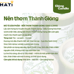 Nến Thơm Thánh Gióng: Khí Chất Việt Cho Không Gian Sống