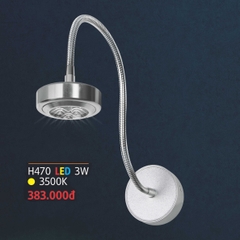 Đèn rọi gương xoay 360 độ, đầu tròn dẹp