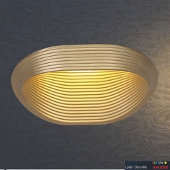 Đèn tường led hình vỏ sò vàng