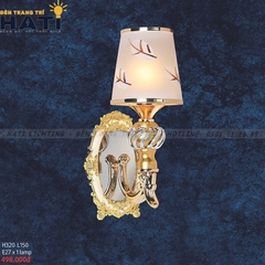 Đèn tường thuỷ tinh Arina