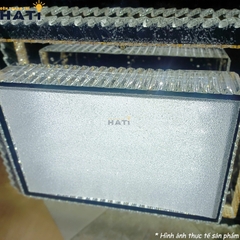 Ốp trần pha lê chữ nhật Julian
