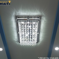 Ốp trần pha lê chữ nhật Maxwell