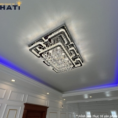 Ốp trần pha lê chữ nhật Wandson