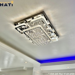 Ốp trần pha lê chữ nhật Wandson