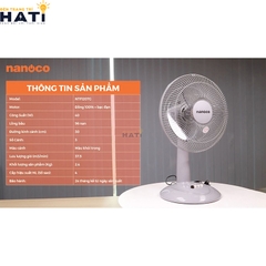 Quạt bàn Nanoco NTF1207G