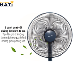 Quạt bàn Panasonic F-400CB màu xanh