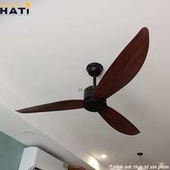 Quạt trần 3 cánh Salic màu Coffee