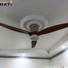 Quạt Taline khi lắp đặt tại phòng khách hiện đại