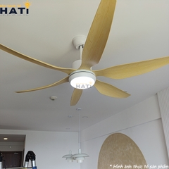 Quạt trần Annaly cánh vàng thiết kế sang trọng