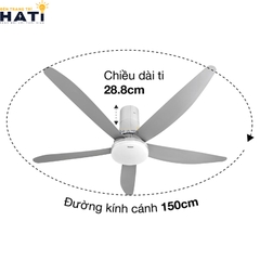 Quạt trần Panasonic  F-60UFN