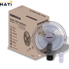 Quạt treo tường Nanoco NWF1610RC-BL màu xám