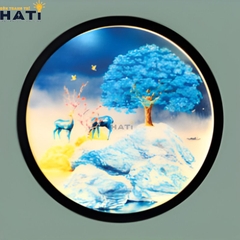 Đèn vách tranh trang trí phòng ngủ