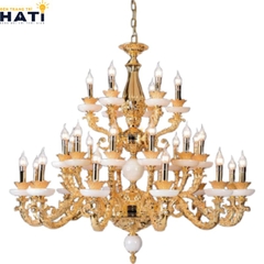 Đèn chùm đồng Monarch 30 bóng