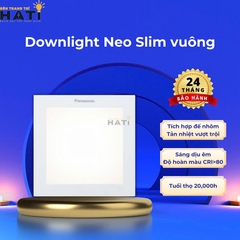 Đèn âm trần Panasonic Downlight Neo Slim Vuông