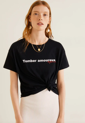 Áo phông Tomber amoureux Mango