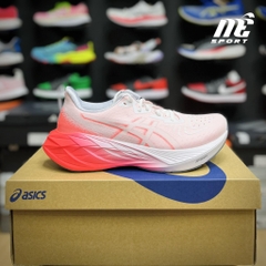 (WMNS) Asics Novablast 4 'White Sunrise Red'