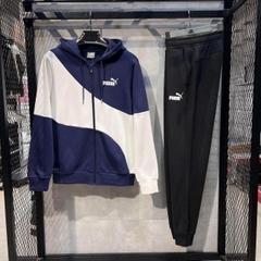 Bộ Puma nỉ xanh