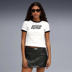Áo thun nữ FUTURE.PUMA.ARCHIVE Graphic Slim Tee- Trắng