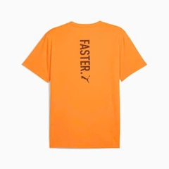 GRAPHICS RUNNING FASTER TEE M Heat Fire