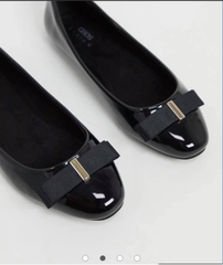 Giày búp bê đen ASOS