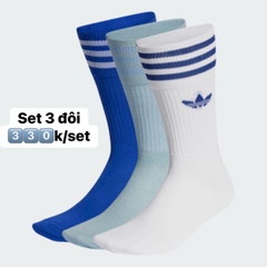 Set tất 3 màu Adidas