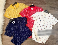 Áo Polo họa tiết